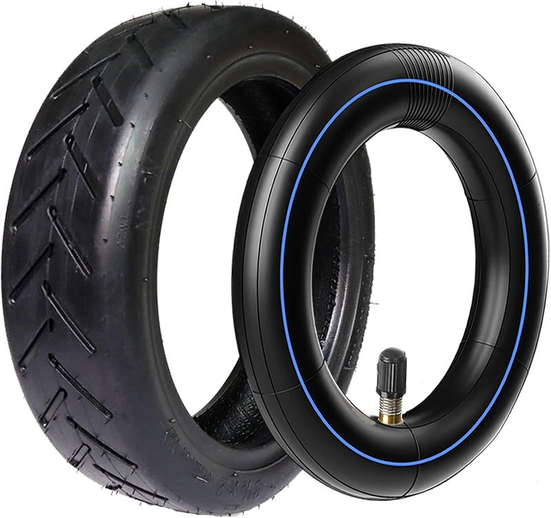 TOCBEUU 8.5 Inches Inner Tube& Outer tire for Electric Scooter, 50/75-6.1 Inflated Tire, 8 1/2 Replacement Wheel, Rubber Tyre for Gotrax GXL V2/ XR/Apex XL/ & Xiaomi M365/M365 Pro/Pro 2/1S Black (1Set) - Image 1